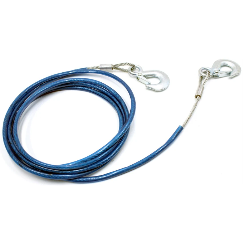 5 Ton Çekebilen 8 MM Çelik Çeki Halatı, 4 Metre