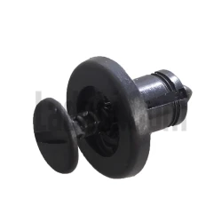 Geçme Klips, Siyah, 8x10mm