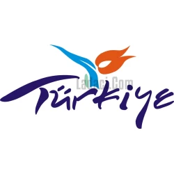 Türkiye, Yazısı, Resim, Renkli Yapışkan Etiket