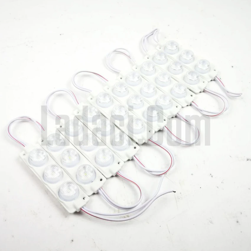 Parmak Led, 3 Ledli, Süper Aydınlık, 10 Cm, Beyaz Işık