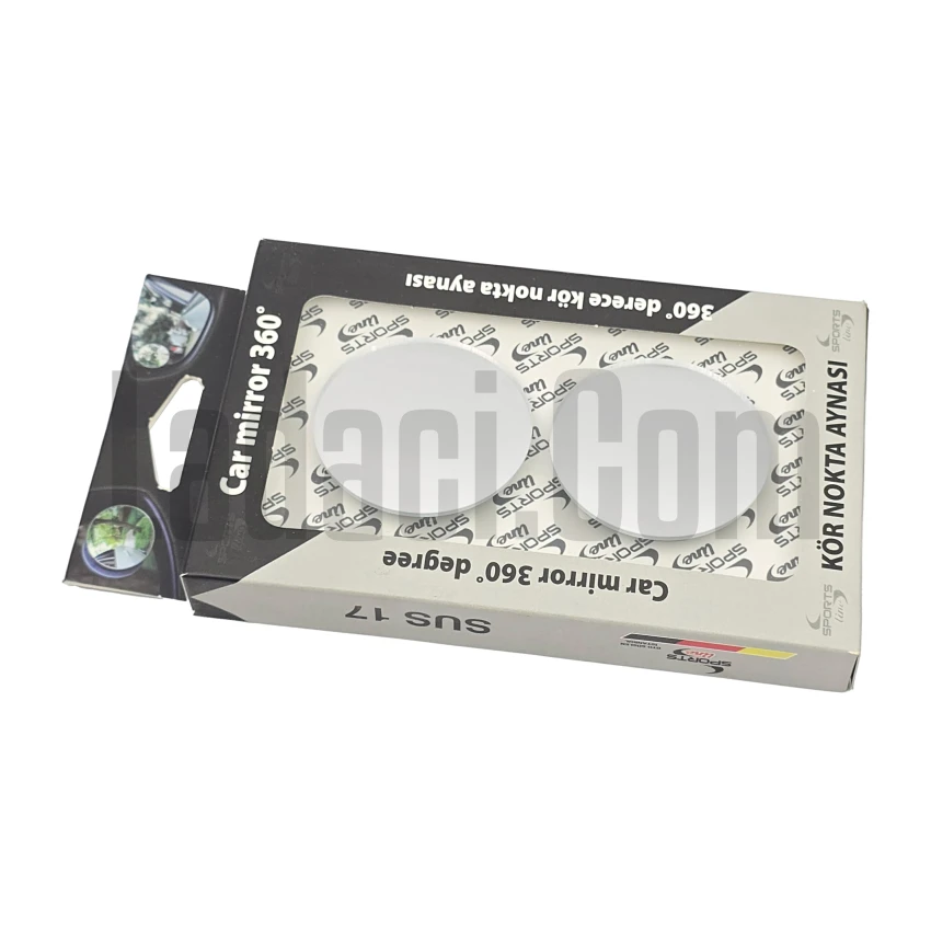 Kör Nokta Ayna Seti, 2 Adet, 360 Çerçevesiz