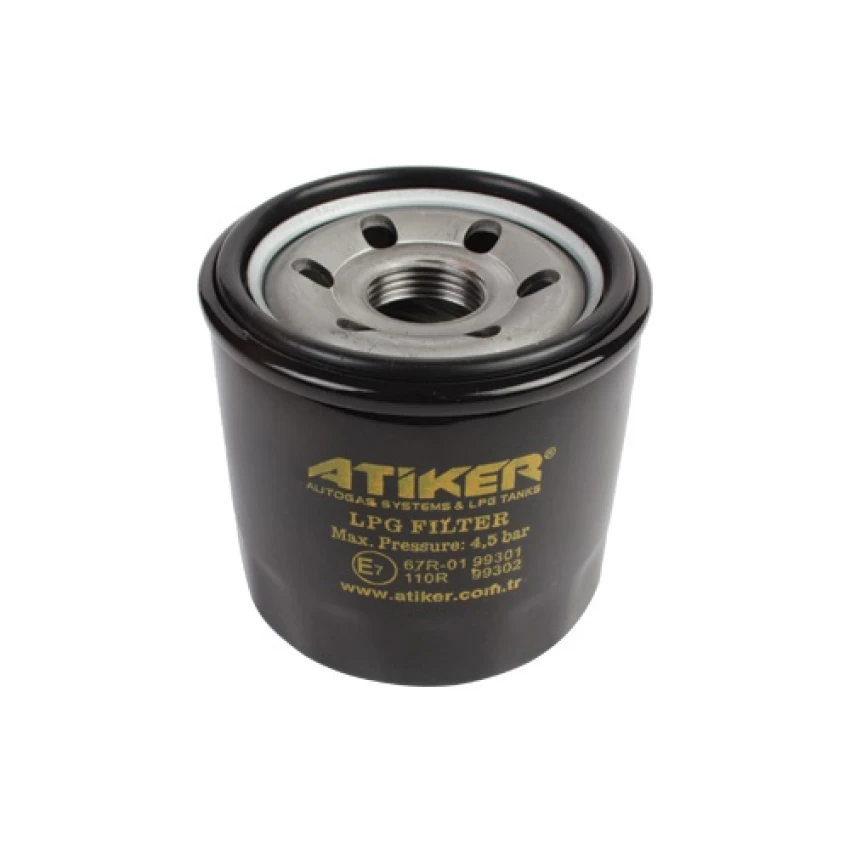 Atiker Sıralı Sistem LPG Filtresi, 4,5 Bar