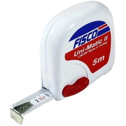 Çelik Metre, Uni-Matic, 5 Metrelik, Orijinal Fisco