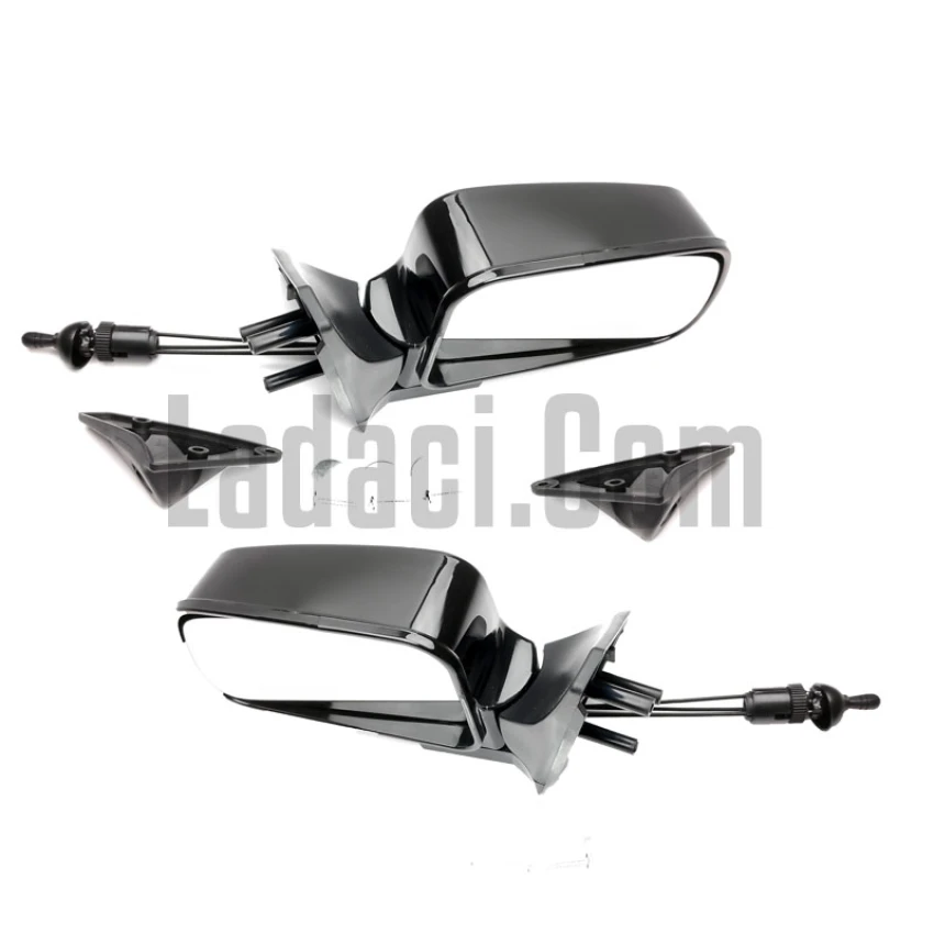 Lada Samara Dış Dikiz Aynası, Katlanabilir, Sağ + Sol Takım, Siyah