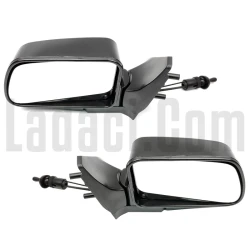 Lada Samara Dış Dikiz Aynası, Katlanabilir, Sağ + Sol Takım, Siyah