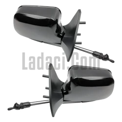 Lada Samara Dış Dikiz Aynası, Katlanabilir, Sağ + Sol Takım, Siyah