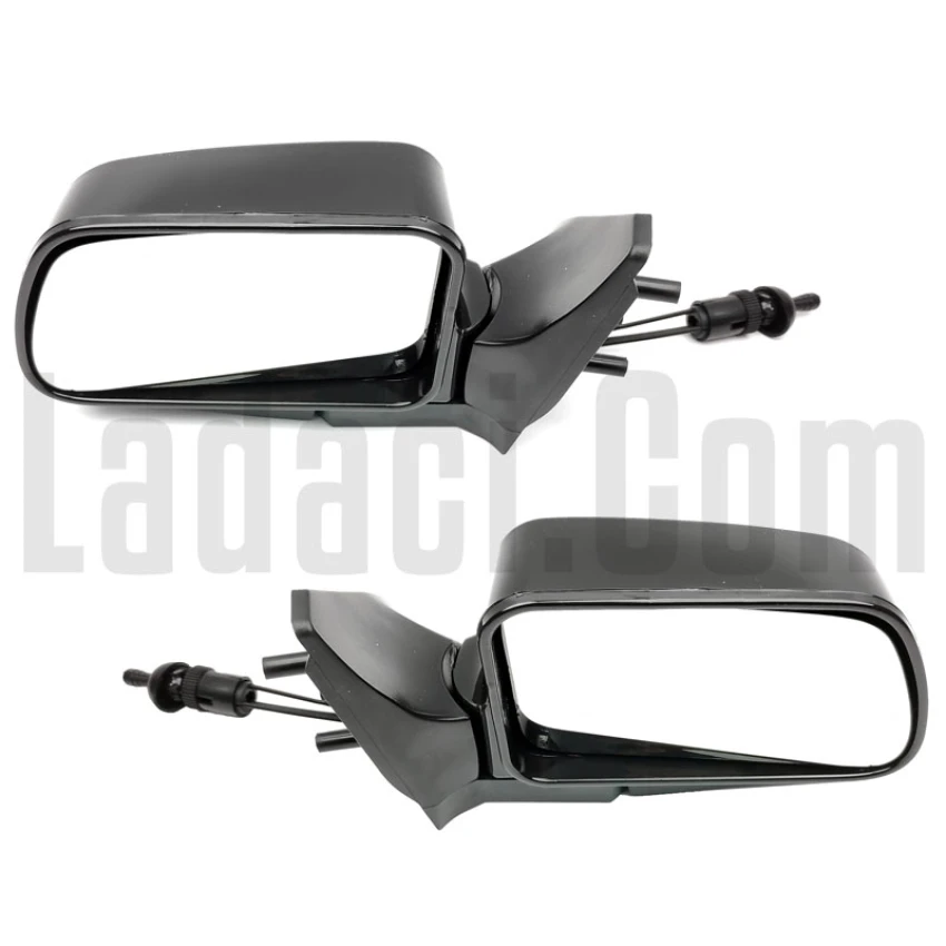 Lada Samara Dış Dikiz Aynası, Katlanabilir, Sağ + Sol Takım, Siyah