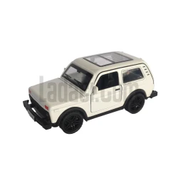 Lada Niva, Çek Bırak Oyuncak, 1/32 Model Araç, Beyaz
