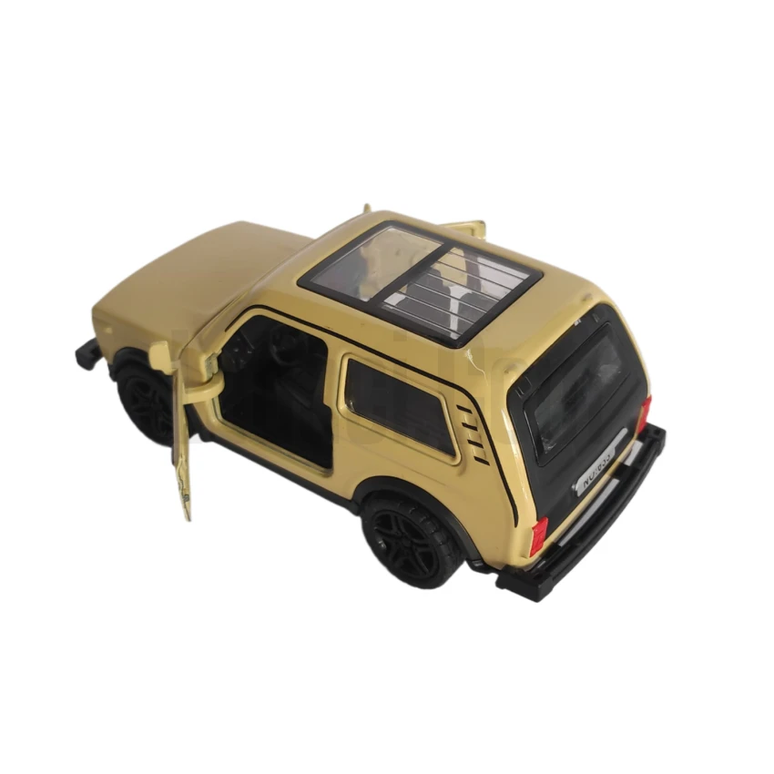 Lada Niva, Çek Bırak Oyuncak, 1/18 Model Araç, Krem