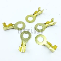 Kablo Ucu Başlığı, Pabuç Fiş, 6 Mm, 5 Adet