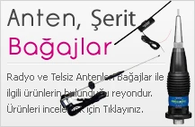 Antenler, Şeritler ve Bağajlar