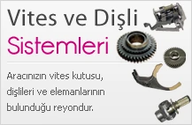 Vites Kontrolü ve Dişli Elemanları